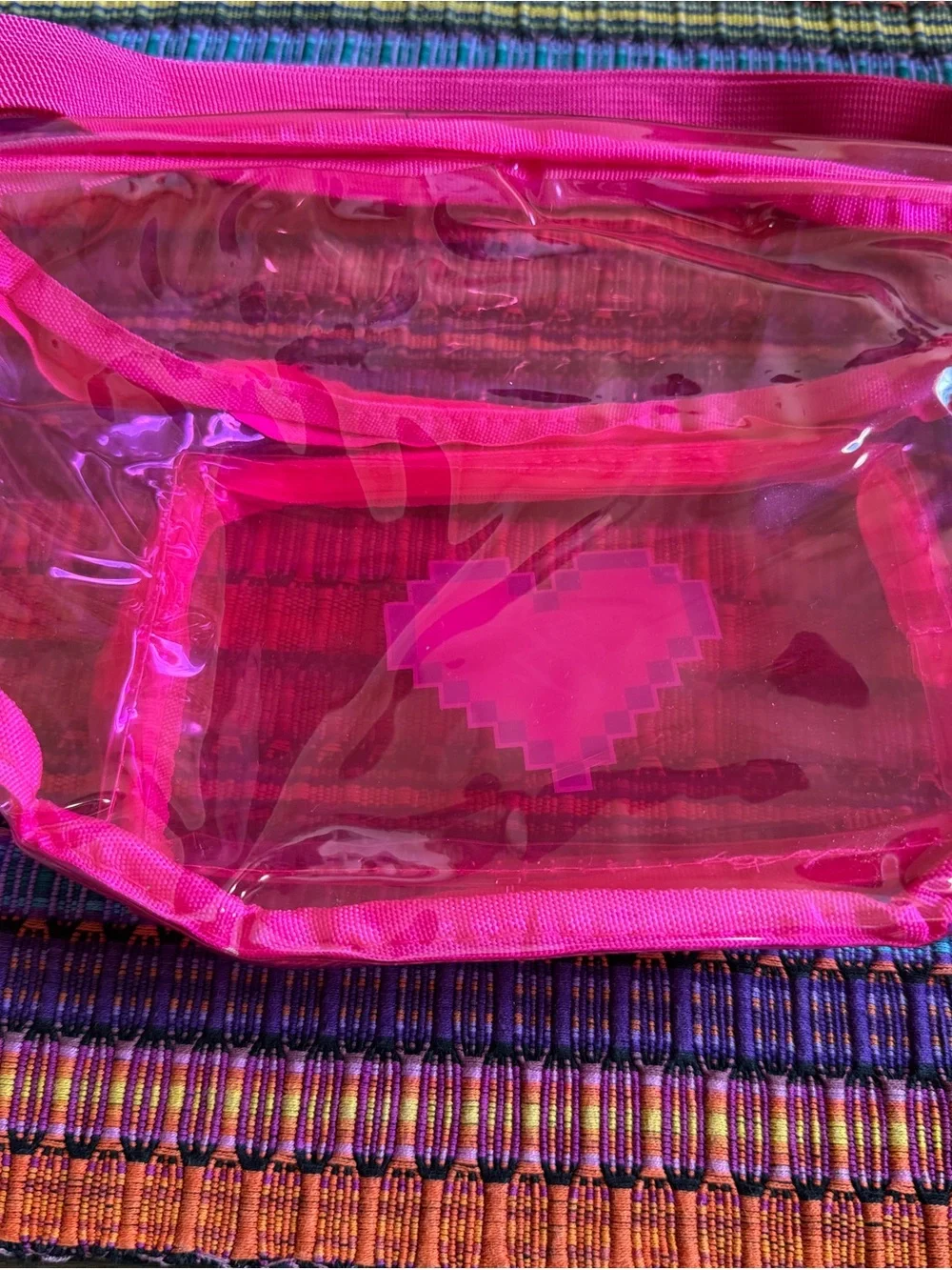 NWOT Too Faced Make Up Brand Pink Fanny Pack Festival Travel Cosmetic Belt Bag